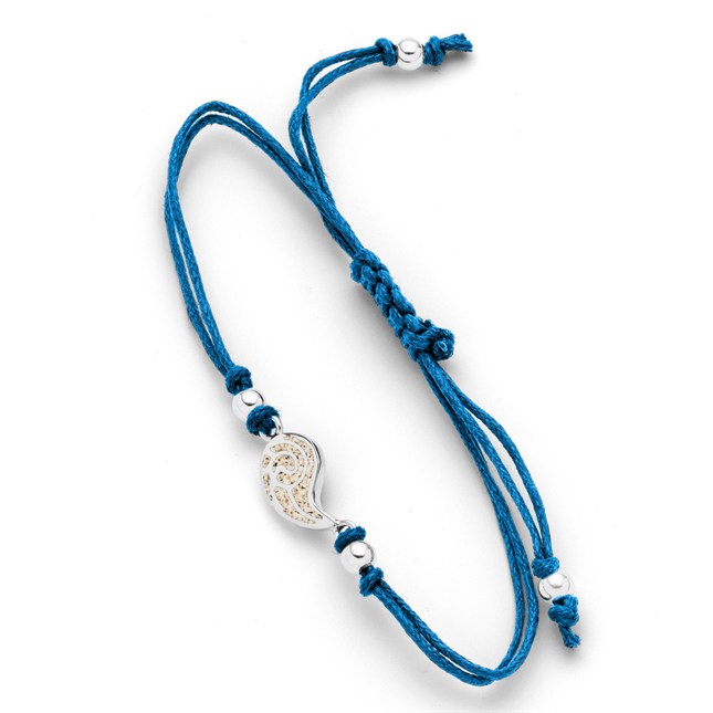 Cotton-Arm. "Nautilus" Strandsand 925er Silber