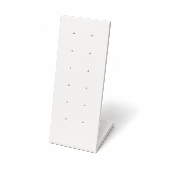 Display weiß Ohrstecker 6 Paar