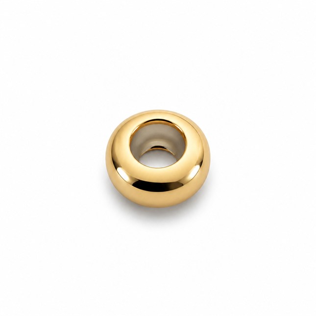 Edelstahl Bead Stopper 8 mm, Farbe: gold