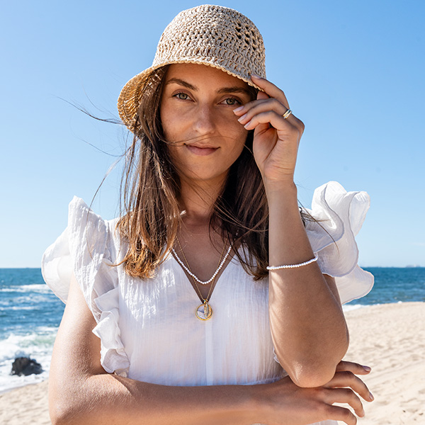 Strandsand Schmuck von DUR mit echtem Sand