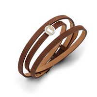 Lederarmband braun "Amrum"