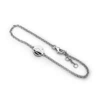 Armband Strandwellen "Warnemünde" Lavasand
