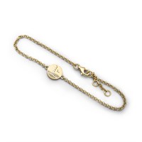 Armband Strandwellen "Skagen" Strandsand vergoldet