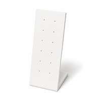 Display weiß Ohrstecker 6 Paar