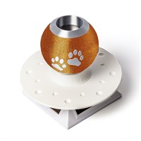Solar-Display weiß Beads & Charms Lucky Dog Bernsteinsand