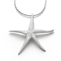 Kette "Seestern, gefrostet"