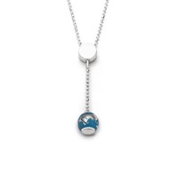 Kette Our World mit blauem Steinsand