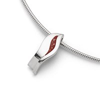 Kette "Silberschweif" Koralle