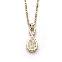 Kette "Forever II" Strandsand vergoldet