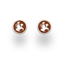 Ohrring "Rügen" 9 mm Bernstein