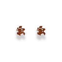 Ohrstecker "Rügen" Bernsteinsand