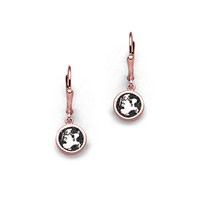 Earring"Rügen" rose gold plated
