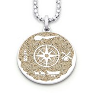 Anhänger Ameland "Kompassrose" Strandsand