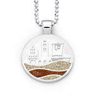 Anhänger Strandwellen "Wismar" Strandsand/Bernsteinsand
