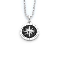 Anhänger 15mm "Kompassrose 2.0" Lavasand