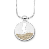 Anhänger Strandwellen "Rømø" 20 mm Strandsand