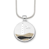 Anhänger Strandwellen "Skagen" 20 mm Strandsand/Lavasand