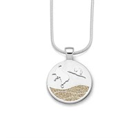 Anhänger Strandwellen "Waren/Müritz" 20 mm Strandsand