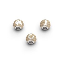 Anhänger Bead "Pferdeglück" Strandsand