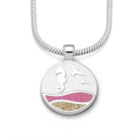Anhänger Strandwellen "Timmendorf" 15 mm, Steinsand rosa/Strandsand