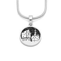 Anhänger "Hamburg" 15 mm Lavasand