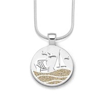 Anhänger Strandwellen "Kühlungsborn" Strandsand