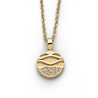 Pendant "Strandwellen 2.0" gold plated