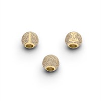Bead "Blåvand" Strandsand vergoldet