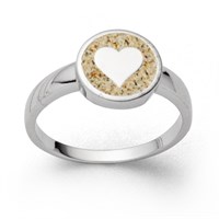 Ring "Liebe" Strandsand