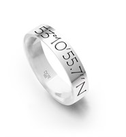 Ring "LieblingsOrt" Texel Koordinaten schmal