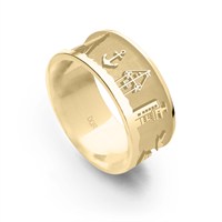 Ring "Küste Cux" gold