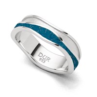 Ring "Ebbe & Flut" Steinsand blau