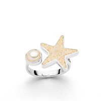 Ring Sandseestern/Perle