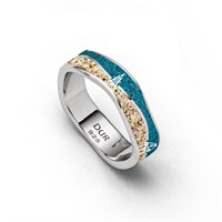 Ring Strandwellen "Cuxhaven 2"  Strandsand/blauer Steinsand