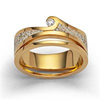 ring "Maui" gold plated