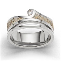 ring "Maui" rhodium plated