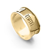 Ring "Jena sandlos" Gelbgold 585/-