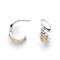 Halbcreole "Twinkle" Strandsand/Crystal, Edelstahl