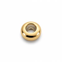 Edelstahl Bead Stopper 8 mm, Farbe: gold